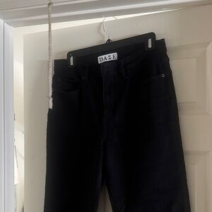 Daze Women's Black Straight Leg Jeans